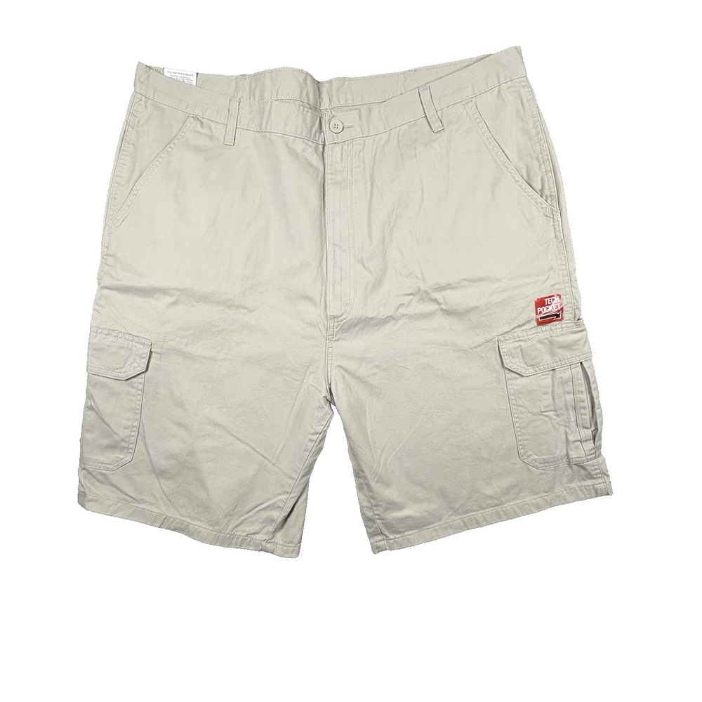 Wrangler Men's 42 NWT Cargo Khaki Loose Fit‎ Utility Shorts SEE DESCRIPTION